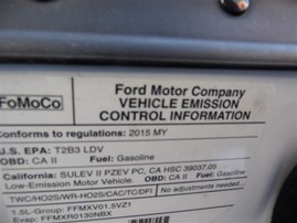 2015 Ford Fusion SE White 1.5L Turbo AT #F24798